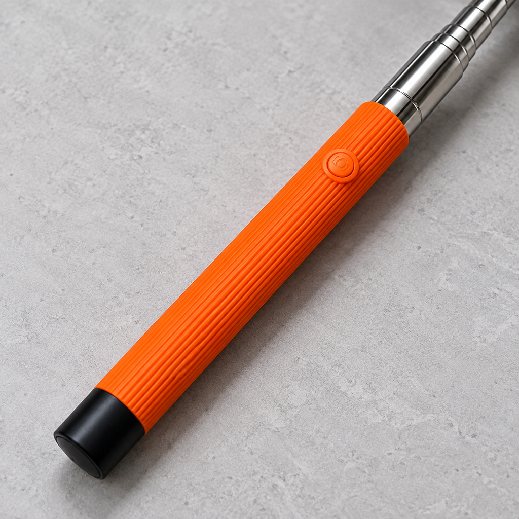 Bastón selfie naranja · vista de detalle · SKU 30440