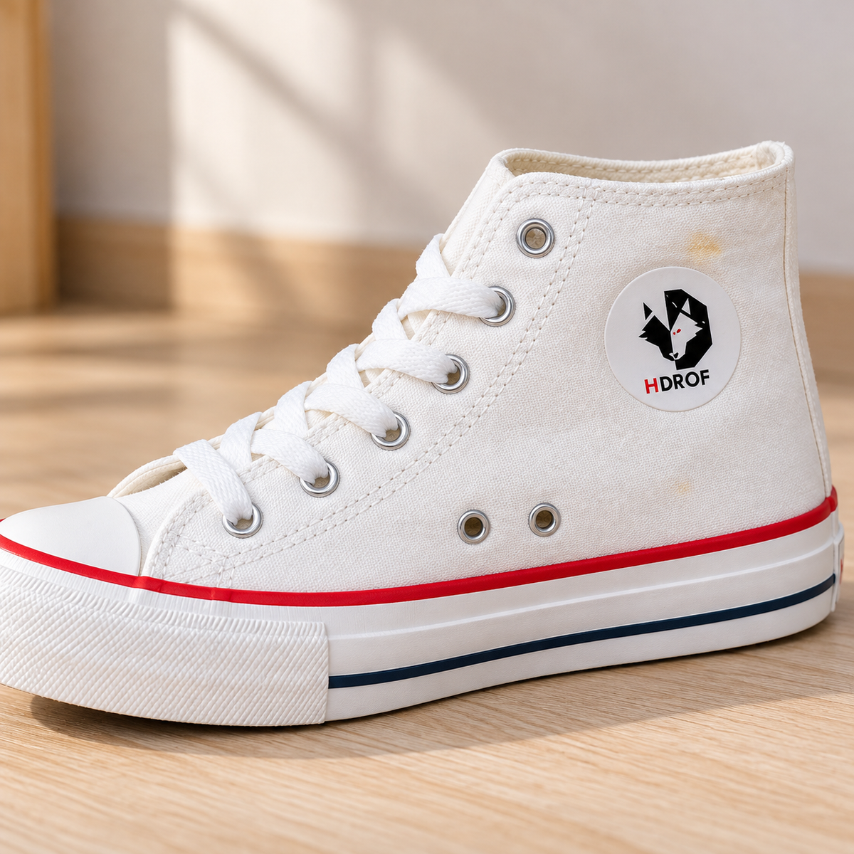 Tenis de lona tipo bota · vista de detalle · SKU 41505