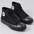 Tenis negros tipo bota · vista de detalle · SKU 41507