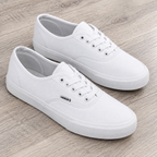 Tenis blancos de lona · vista de detalle · SKU 41585