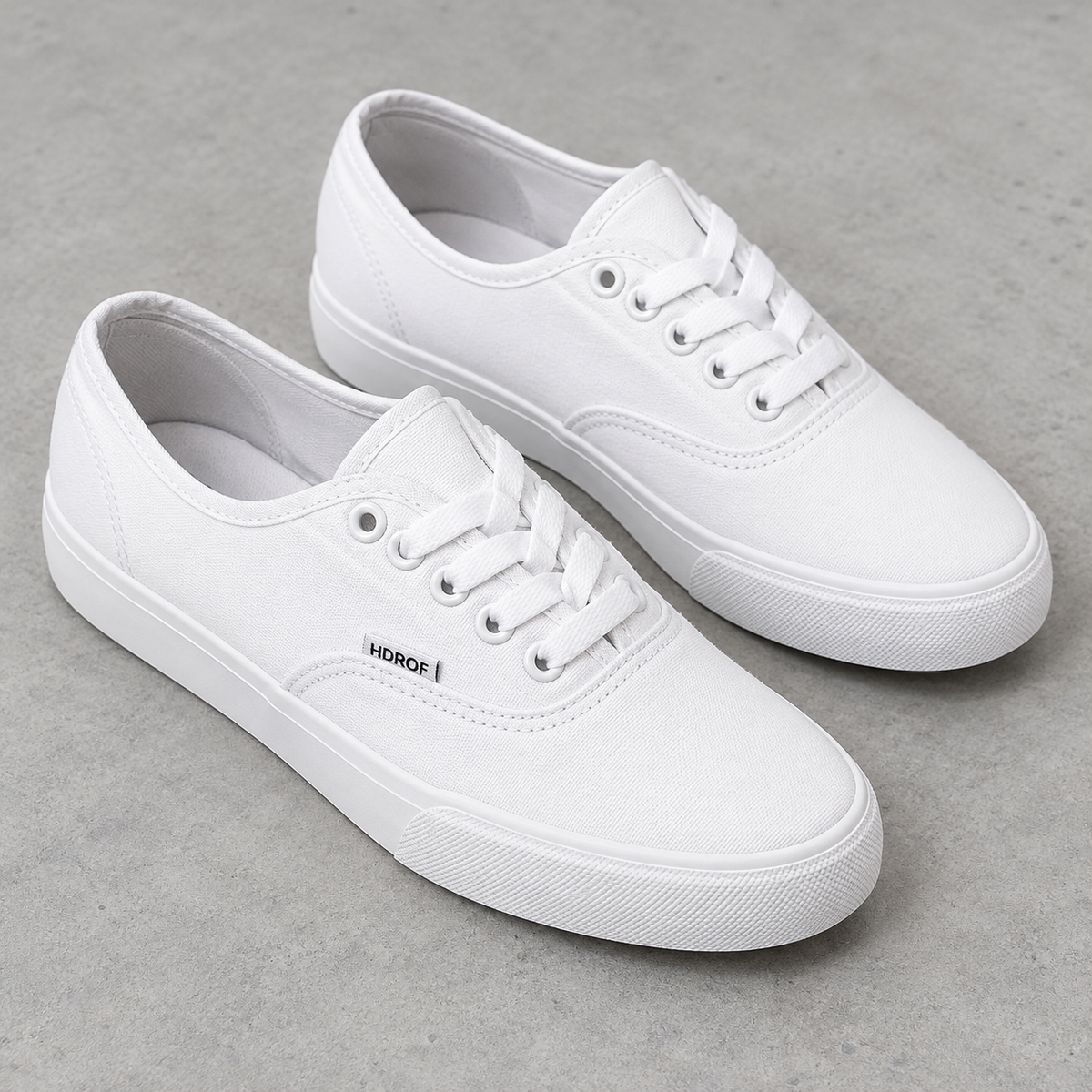 Tenis blancos de lona · vista de detalle · SKU 41591