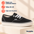 Negro con contraste blanco · presentación Vendalia · SKU 41592