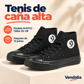 Tenis de caña alta · presentación Vendalia · SKU 43743