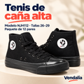 Tenis de caña alta · presentación Vendalia · SKU 43747