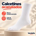 Calcetines acanalados · presentación Vendalia · SKU 47136