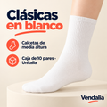 Clásicas en blanco · presentación Vendalia · SKU 47142