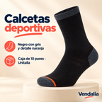 Calcetas deportivas · presentación Vendalia · SKU 47170