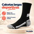 Calcetas largas deportivas · presentación Vendalia · SKU 47171