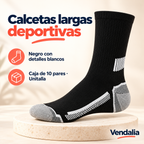 Calcetas largas deportivas · presentación Vendalia · SKU 47171