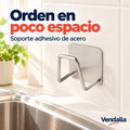 Soporte adhesivo de acero inoxidable — Vendalia
