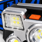 Linterna frontal LED — detalle