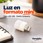 Mini foco LED blanco con conector USB — Vendalia