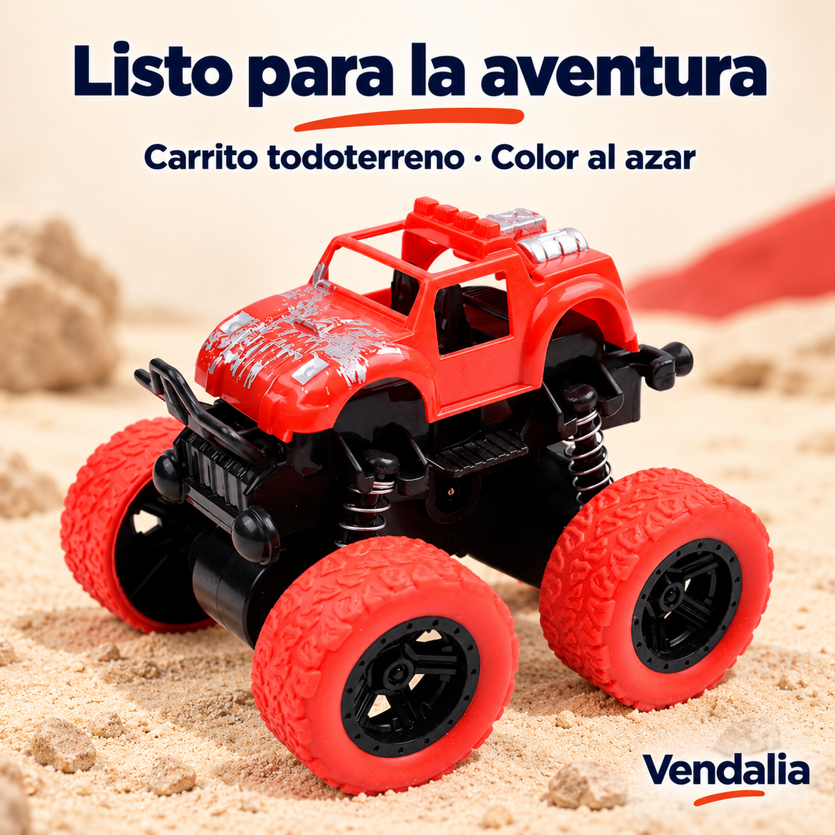 Portada Vendalia: Carrito todoterreno · Color al azar