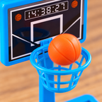 Detalle: Mini básquetbol de escritorio. Color de muestra azul; envío al azar.
