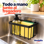 Canastilla negra para fregadero · portada Vendalia
