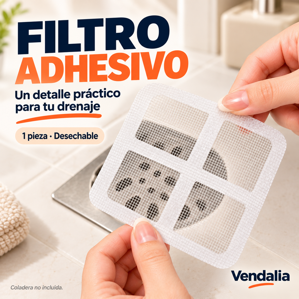FILTRO ADHESIVO · presentación Vendalia · SKU 47643