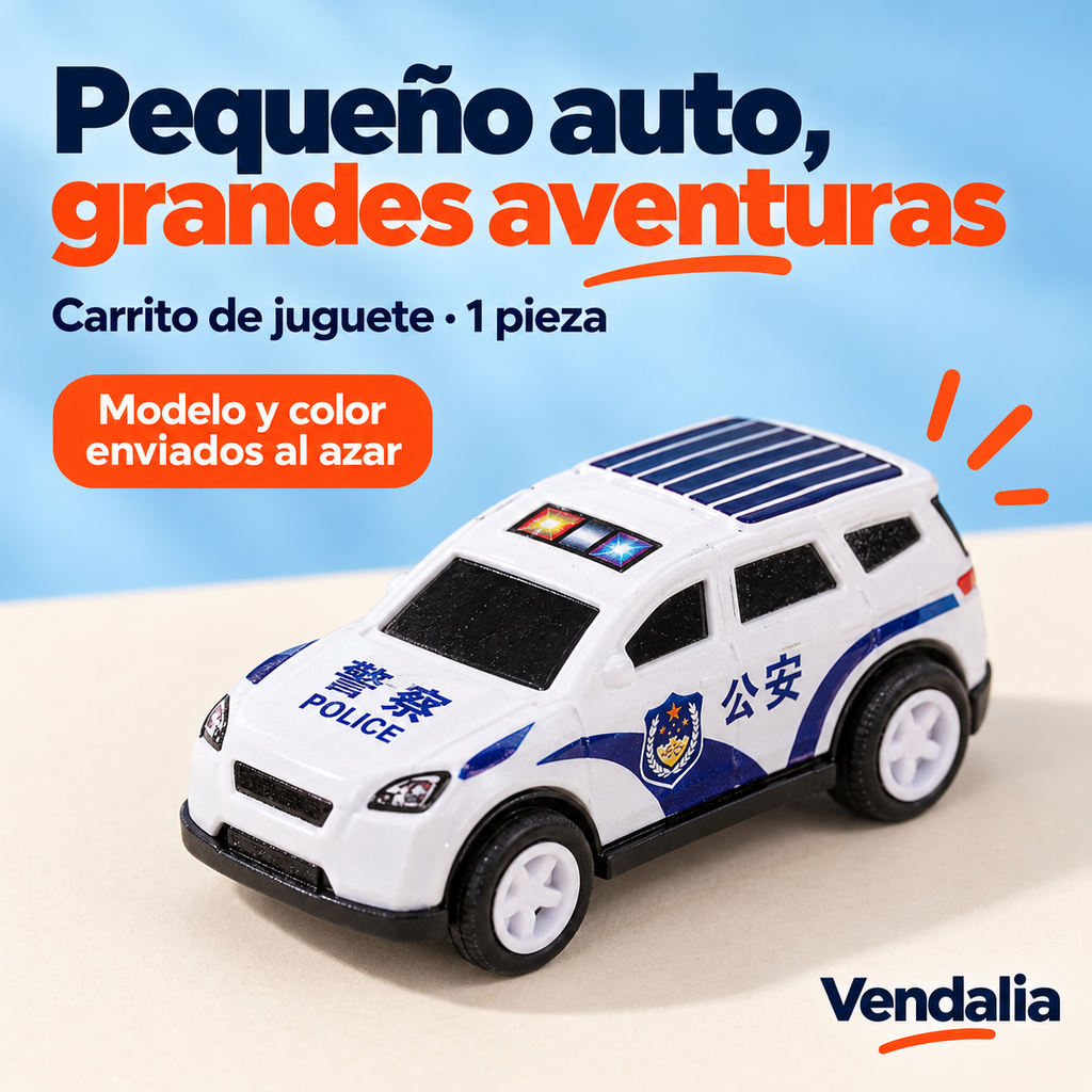 Portada Vendalia: Carrito de juguete surtido. Ejemplo de surtido; envío al azar.