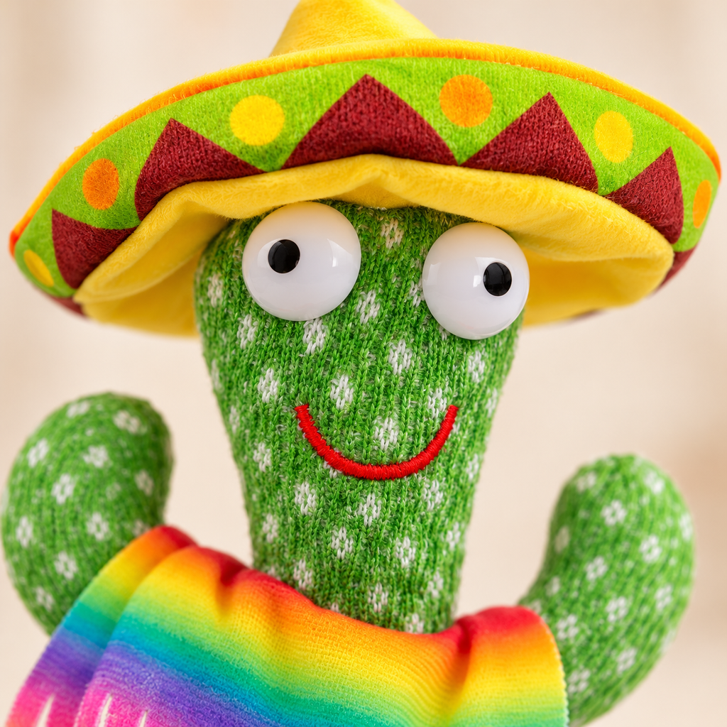 Detalle: Cactus bailarín musical. Ejemplo de surtido; envío al azar.