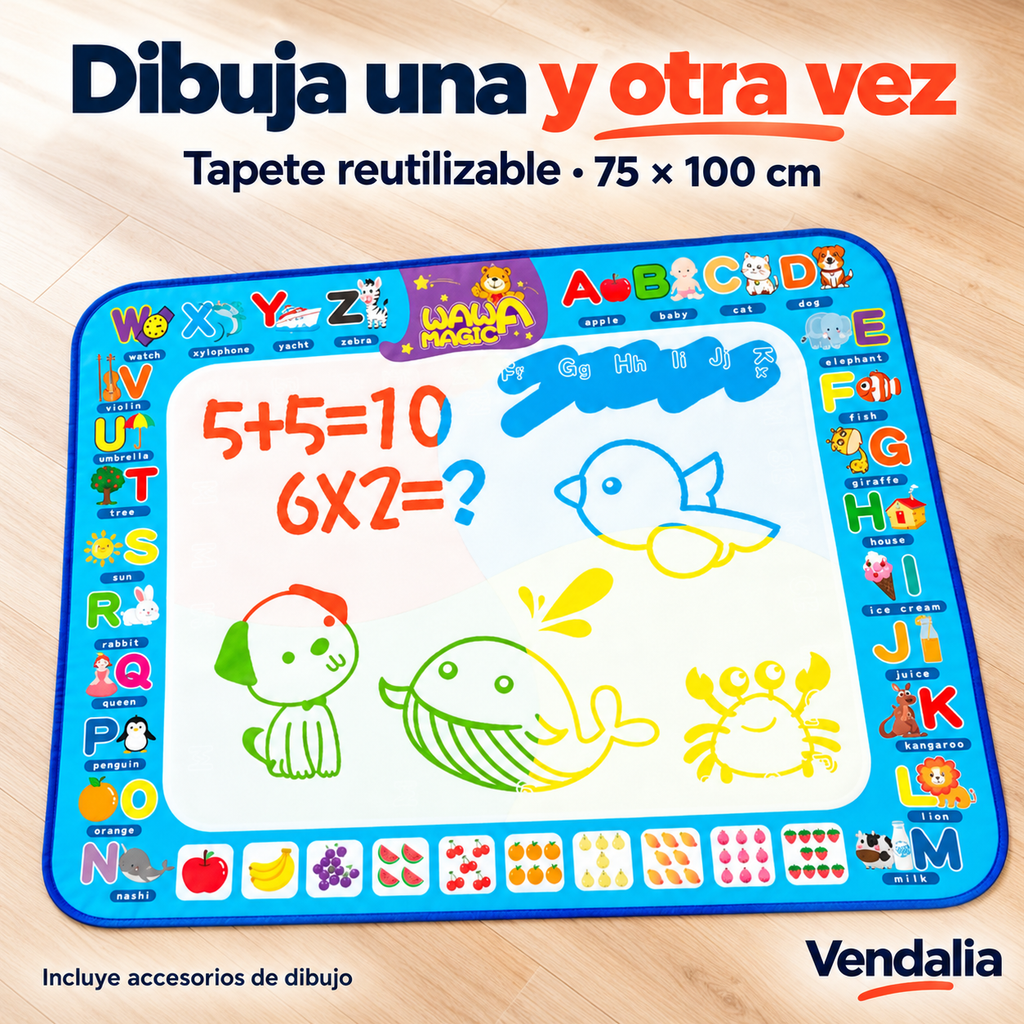 Portada Vendalia: Tapete mágico de dibujo