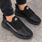 Tenis deportivos negros · vista de detalle · SKU 48559