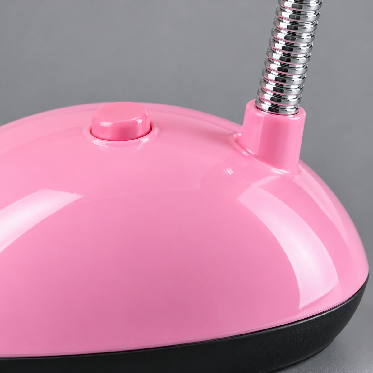 Lámpara LED rosa — detalle