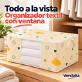 Organizador Textil con Ventana Frontal · Portada Vendalia · SKU 49702