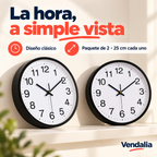 La hora, a simple vista · presentación Vendalia · SKU 49732