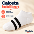 Calceta tobillera · presentación Vendalia · SKU 49816