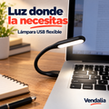 Lámpara USB flexible negra — portada Vendalia