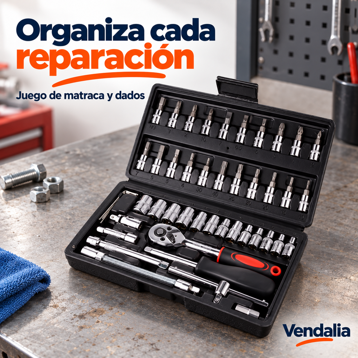 Juego de matraca y dados — portada Vendalia.
