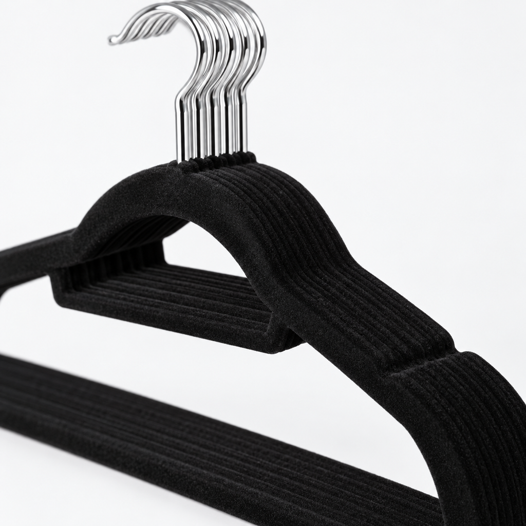 Detalle de Ganchos de Terciopelo Antideslizantes · Paquete de 10 piezas · SKU 50479