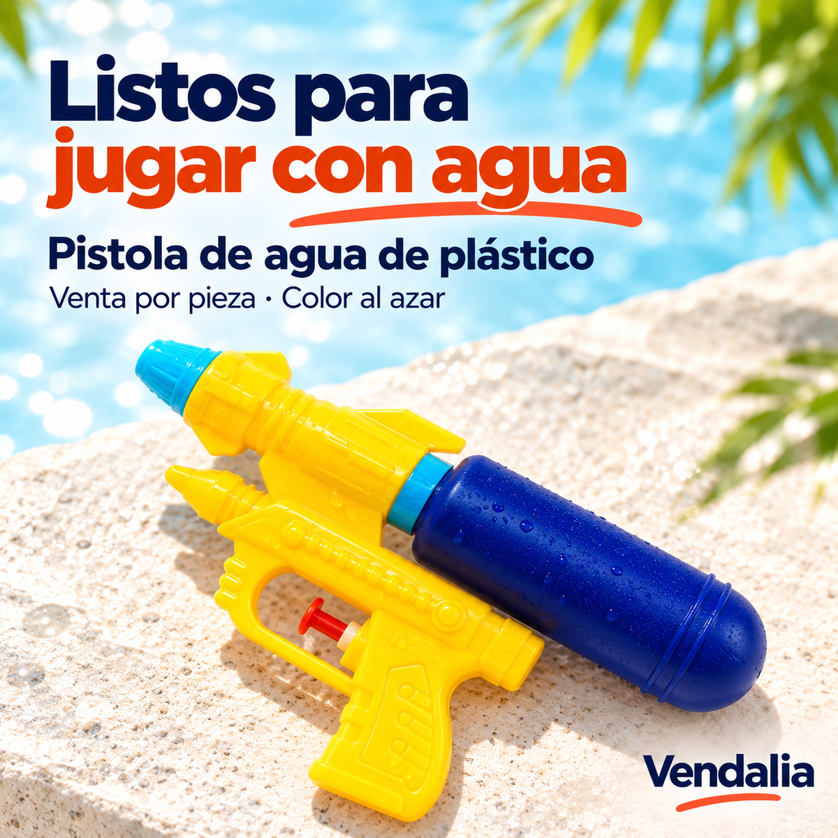 Portada Vendalia de Pistola de agua de plástico