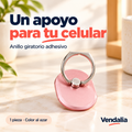 Soporte anillo giratorio, ejemplo rosa; 1 pieza, color enviado al azar — Vendalia