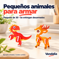Portada Vendalia de Mini Animales Armables · Paquete de 30 piezas