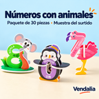 Portada Vendalia de Números con animales