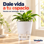 Maceta con autoriego · 20 cm — portada Vendalia