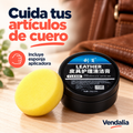 Crema para cuero con esponja amarilla incluida — Vendalia.