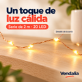 Portada Vendalia de Serie de 20 LED cálidos