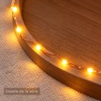 Vista de Serie de 20 LED cálidos