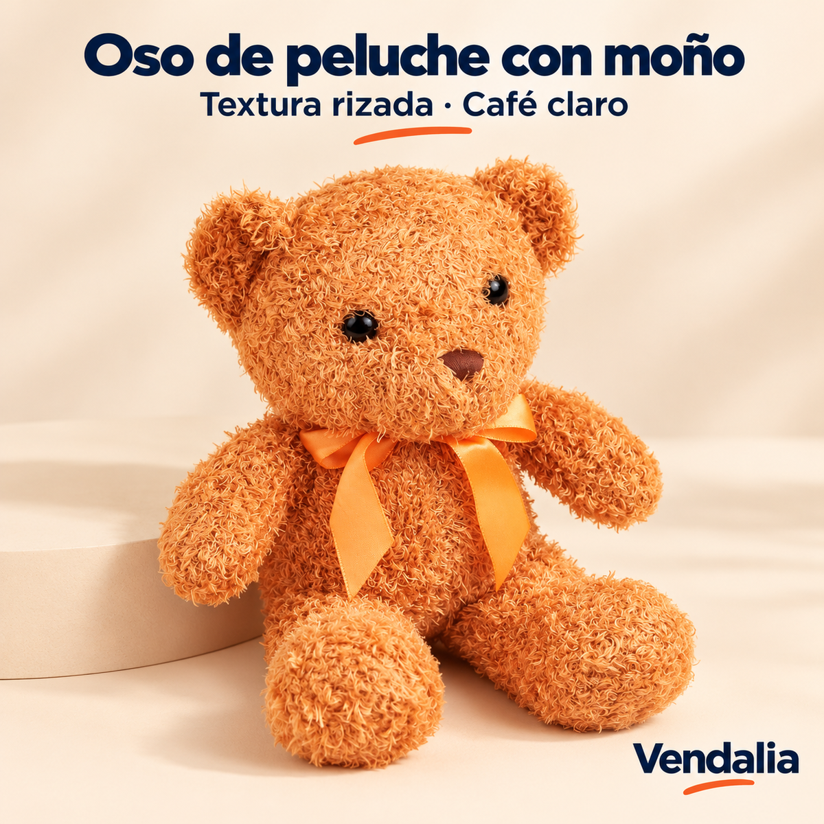 Portada Vendalia de Oso de peluche con moño