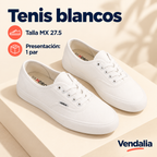 Tenis blancos · presentación Vendalia · SKU 51687