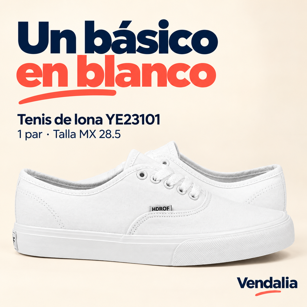Un básico en blanco · presentación Vendalia · SKU 51689