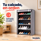 Zapatero gris con cubierta enrollable — portada Vendalia