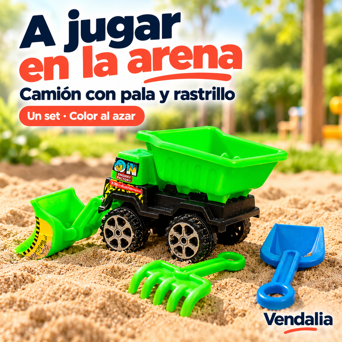 Portada Vendalia de Camión de juguete con accesorios