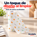 Rollo de paños de cocina estampados — Vendalia