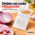 Guía para cortar verduras con mango blanco — Vendalia
