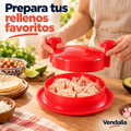 Deshebrador manual rojo para carnes cocidas · portada Vendalia