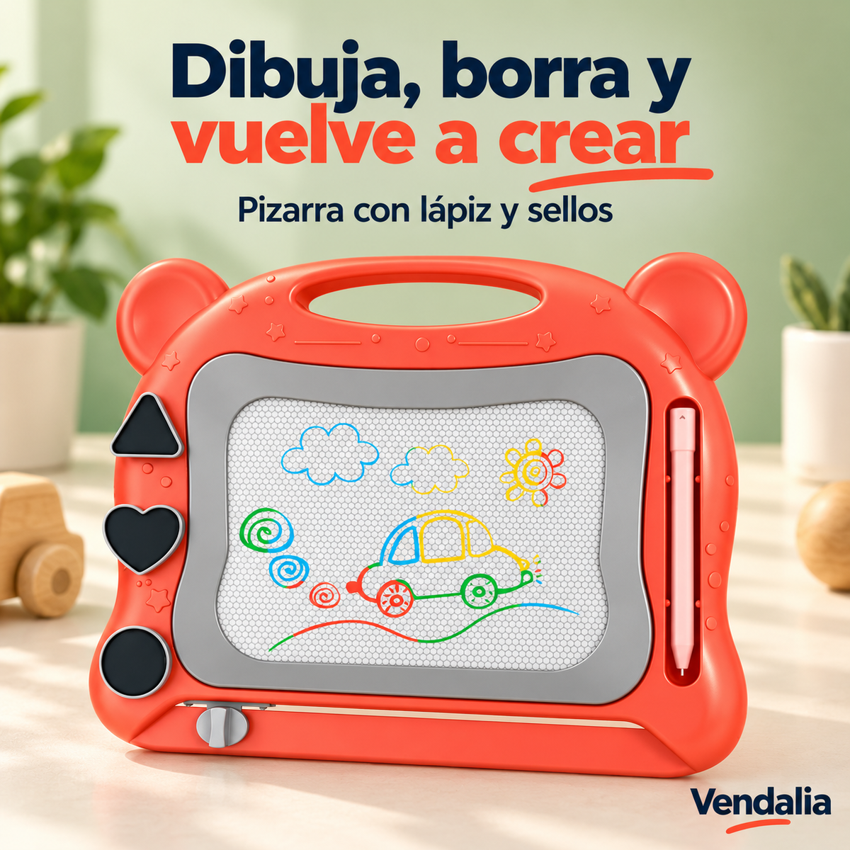 Portada Vendalia: Pizarra mágica de dibujo