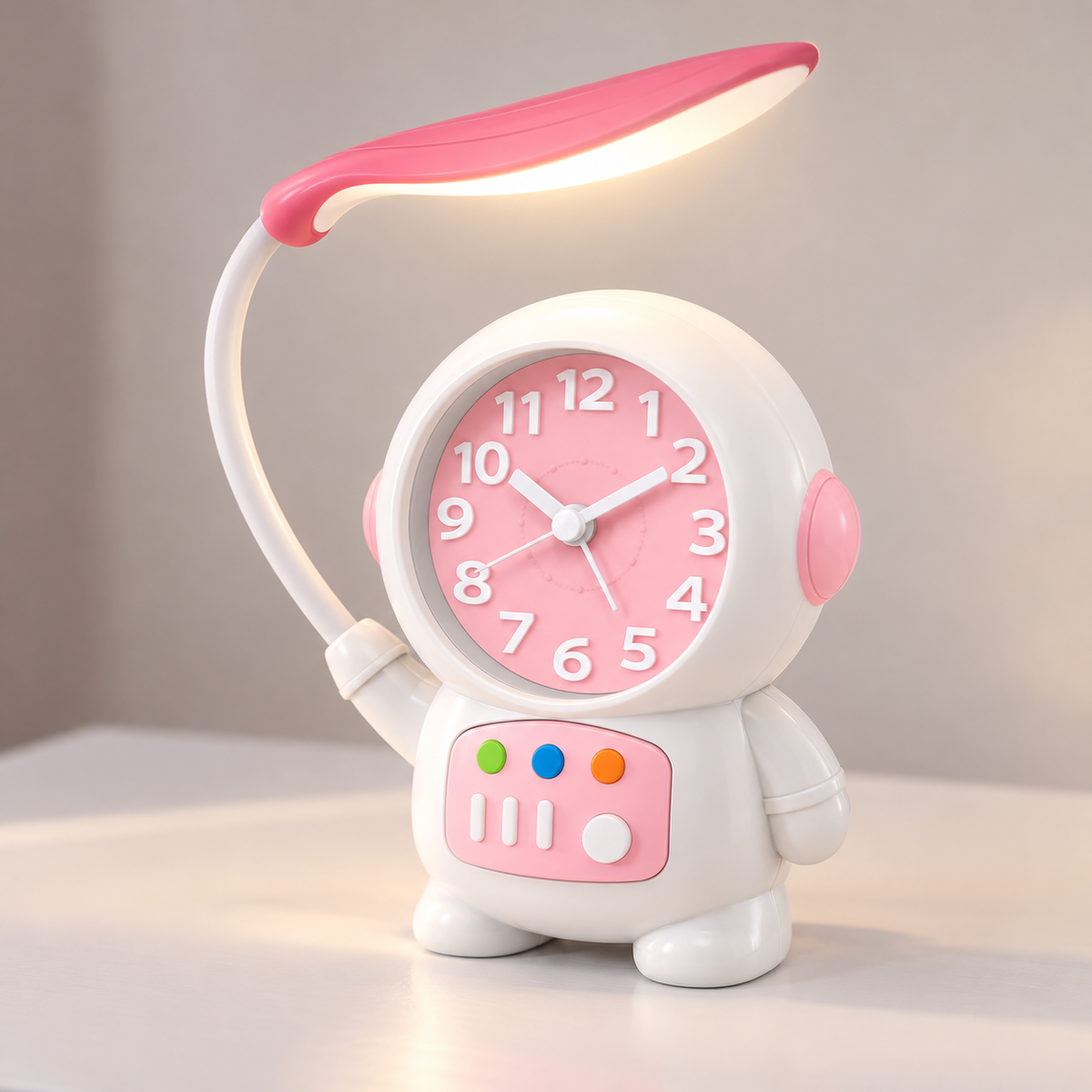Reloj con lámpara LED · vista de detalle · SKU 52684