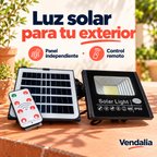 Portada Vendalia de Reflector solar LED con panel y control